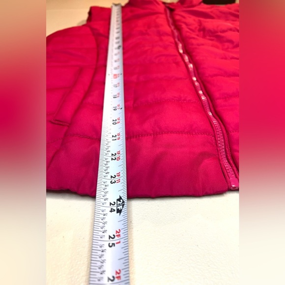 Aeropostale Vest, Zip Closure, Pockets, Bright Pink, Size Large - Picture 7 of 8
